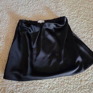 Gianni Bini Charlie Satin High Rise A-Line Slip Mini Skirt - size XS - NEW